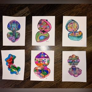 COPY - Polly pocket art prints 8.5x11in (this is for one print pick of the 6 sh…